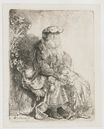 Rembrandt van Rijn - Jacob caressing Benjamin 1637