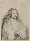Rembrandt van Rijn - Saskia as St. Catherine National 1638
