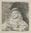 Rembrandt van Rijn - A Man Playing Cards 1641