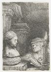 Rembrandt van Rijn - Man drawing from a cast 1641
