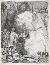 Rembrandt van Rijn - The raising of Lazarus 1642