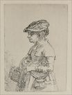 Rembrandt van Rijn - A Young Woman with a Basket 1642