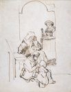 Rembrandt van Rijn - Three Women and a Child at the Door 1645