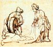 Rembrandt van Rijn - Boazcast 1645