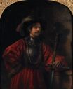 Rembrandt van Rijn - Portrait of a man in military costume 1650