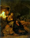 Rembrandt van Rijn - The Dream of St. Joseph 1650-1655