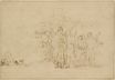 Rembrandt van Rijn - Lot and His Family Leaving Sodom 1652-1655