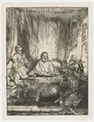Rembrandt van Rijn - Christ at Emmaus 1654