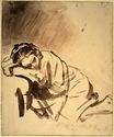 Rembrandt van Rijn - Hendrickje sleeping 1654