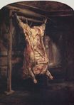 Rembrandt van Rijn - The Carcass of an Ox. Slaughtered Ox 1655