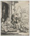 Rembrandt van Rijn - Abraham Entertaining the Angels 1656