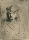 Rembrandt van Rijn - The artist`s son Titus 1656