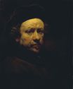 Rembrandt van Rijn - Self-portrait with beret and turned up collar 1657-1659