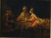 Rembrandt van Rijn - Ahasuerus (Xerxes), Haman and Esther 1660