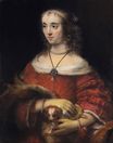 Rembrandt van Rijn - Portrait of a Woman with a Lapdog 1662