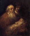 Rembrandt van Rijn - Simon with Jesus 1669