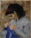 Auguste Renoir - Lise Sewing 1866