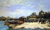 Pierre-Auguste Renoir - The Pont des Arts and the Institut de France 1867
