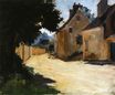 Renoir Pierre-Auguste - Village street Louveciennes 1872