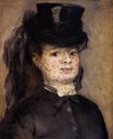 Auguste Renoir - Madame Darras as an horsewoman 1873