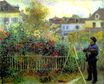 Auguste Renoir - Monet painting in his garden at Argenteuil 1873