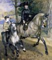 Renoir Pierre-Auguste - Riding in the bois de Boulogne Madame Henriette Darras or the ride 1873