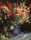 Auguste Renoir - Gladiolas in a vase 1875