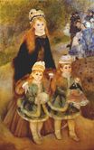 Pierre-Auguste Renoir - Mother and children. La Promenade 1875