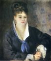 Pierre-Auguste Renoir - Lady in a black dress 1876
