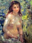 Auguste Renoir - Study torso sunlight effect 1876