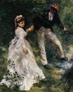 Pierre-Auguste Renoir - The promenade 1870