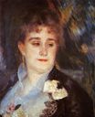 Pierre-Auguste Renoir - First portrait of madame Georges Charpeitier 1877