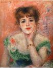 Auguste Renoir - Jeanne Samary in a low necked dress 1877