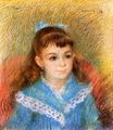 Pierre-Auguste Renoir - Portrait of a young girl. Elizabeth Maitre 1879