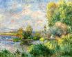 Pierre-Auguste Renoir - The Seine at Bougival 1879