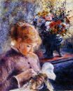 Auguste Renoir - Young woman sewing 1879