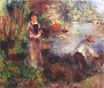 Pierre-Auguste Renoir - On the banks of the Seine at Agenteuil 1880