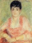 Renoir Pierre-Auguste - Portrait in a pink dress 1880