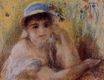 Renoir Pierre-Auguste - Woman in a straw hat 1880