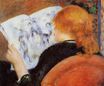 Pierre-Auguste Renoir - Young woman reading an illustrated journal 1880