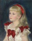 Renoir Pierre-Auguste - Mademoiselle Grimprel au ruban rouge. Hélène Grimprel 1880