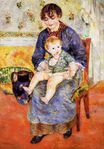 Pierre-Auguste Renoir - Mother and child 1881