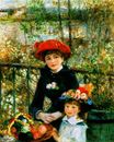 Pierre-Auguste Renoir - On the terrace. Two Sisters 1881