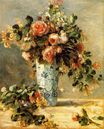 Renoir Pierre-Auguste - Roses and jasmine in a delft vase 1881