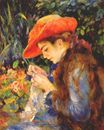 Auguste Renoir - Marie-Therese Durand-Ruel sewing 1882