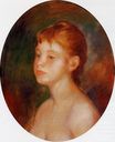 Renoir Pierre-Auguste - Study of a young girl, mademoiselle Murer 1882
