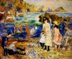 Pierre-Auguste Renoir - Children by the sea in Guernsey 1883