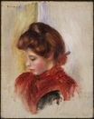 Renoir Pierre-Auguste - Girl in a Red Scarf 1884
