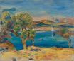 Pierre-Auguste Renoir - Mediterranean landscape 1885-1890