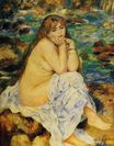 Pierre-Auguste Renoir - Seated nude. Seated Bather 1885